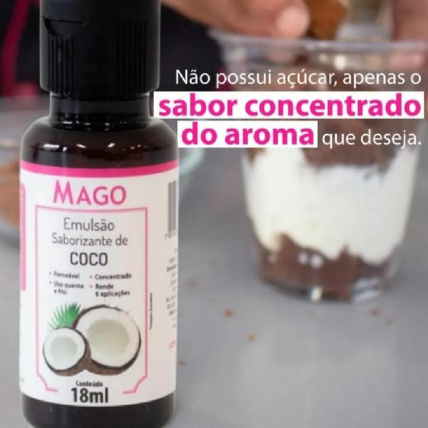 Imagem de Emulsão Saborizante Essência / Aroma 18ml Baunilha Mago