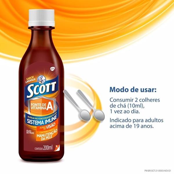 Imagem de Emulsão Scott Sabor Laranja - 200 ml