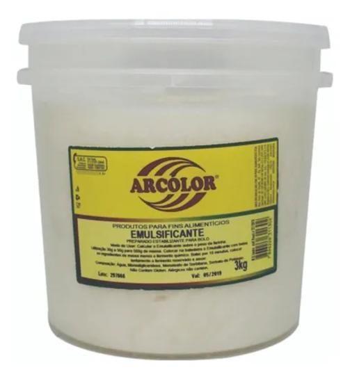 Imagem de Emulsificante Para Bolos Arcolor Balde 3Kg