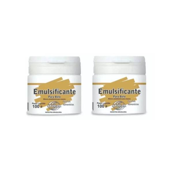 Emulsificante para bolos - pote 100g com 2 unidades - ARCOLOR Imagem de Emulsificante para bolos - pote 100g com 2 unidades