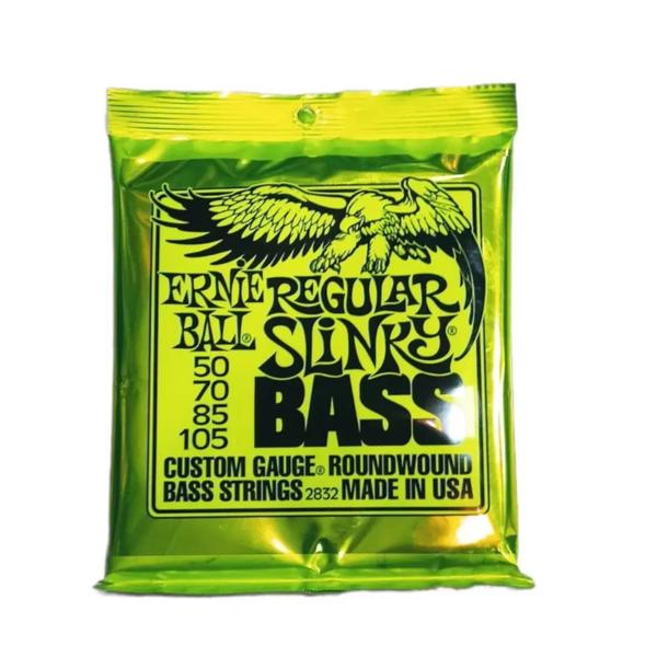 Imagem de Enc. Ernie Ball Baixo 050 105 P02832 4 Cordas Regular Slinky