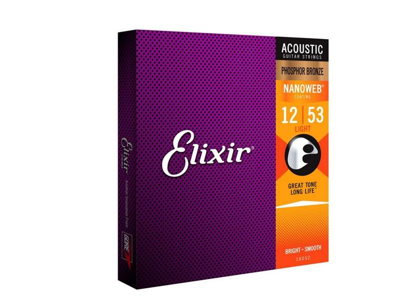 Enc violao aco elixir 012 light phosphor bronze Imagem de Enc violao aco elixir 012 light phosphor bronze