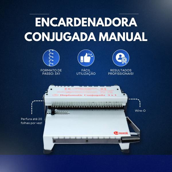 Imagem de Encadernadora Wire-o Conjugada Duplamatic 3x1 15fls