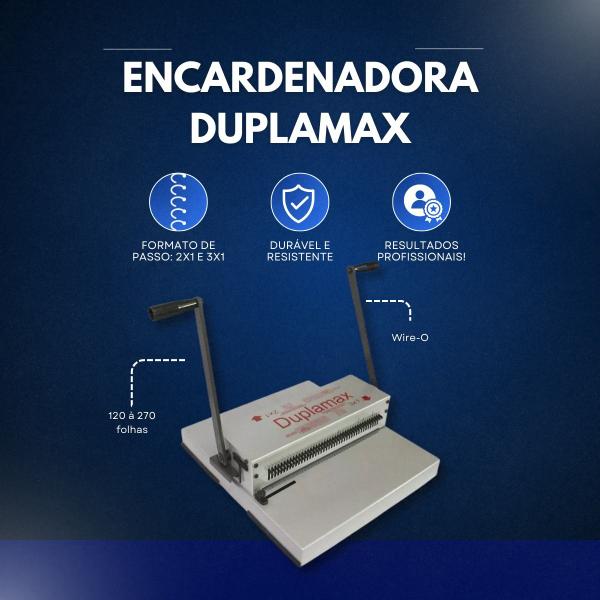 Imagem de Encadernadora Wire-o Duplamax Passo 2x1 e 3x1