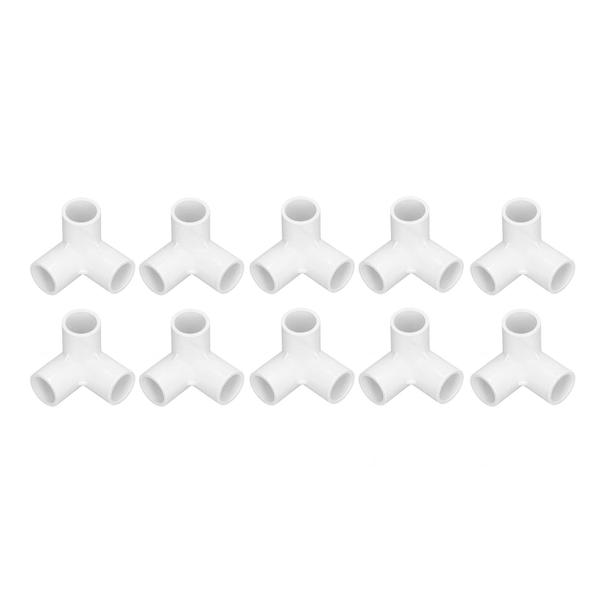 Imagem de Encaixes de tubulação Brrnoo 3 Way Corner PVC Plastic 20mm (10PCS)