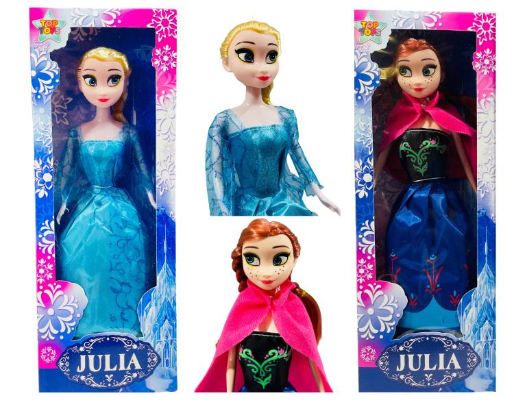 Imagem de Encantadora Boneca Anna de Frozen Com Vestido Magia Julia