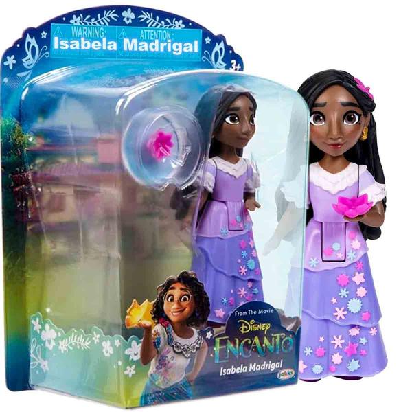 Imagem de Encanto Mini Boneco Isabela Madrigal + Acessório Disney 7,5cm - Candide 9730