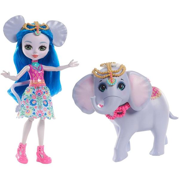 Imagem de Enchantimals Boneca Com Bichinho Grande Elefante Ekaterina