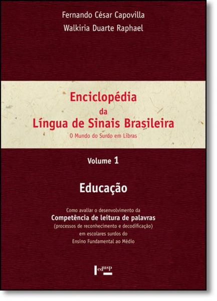 Enciclopedia da lingua de sinais brasileira - vol. 1 Imagem de Enciclopedia da lingua de sinais brasileira - vol. 1