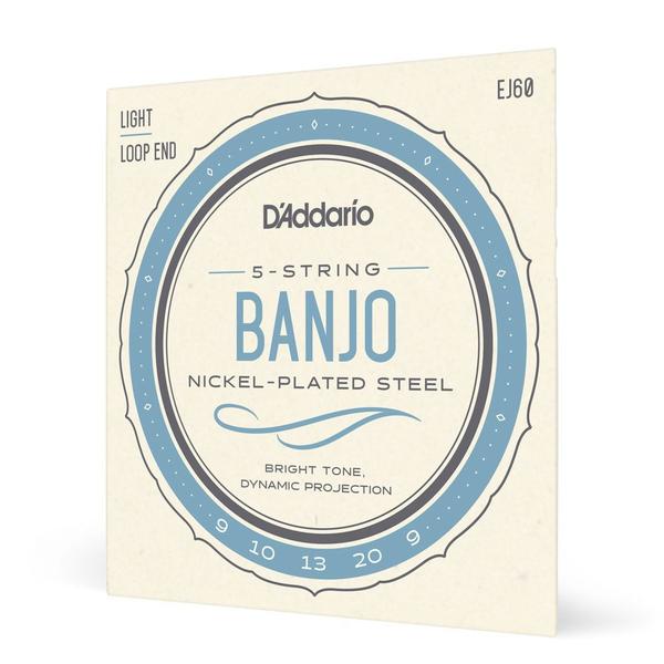 Imagem de Encord Banjo 5C .009 D'Addario Nickel-Plated Steel EJ60