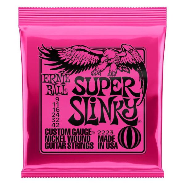 Imagem de Encordoamento 009-042 guitarra super slink niquel ernie ball