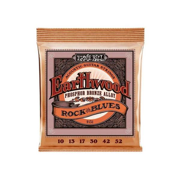 Imagem de Encordoamento 010"-052" P/violão Aço Earthwood Rock And Blues Phosphor Bronze Ernie Ball P02151