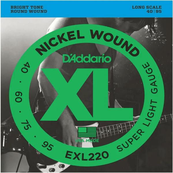 Imagem de Encordoamento 040 Para Baixo 5 Cordas EXL220 - D Addario