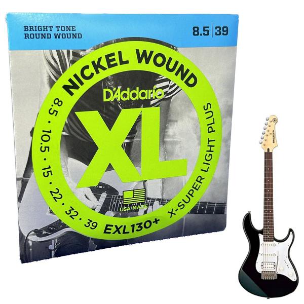 Imagem de Encordoamento 8.5-39 para Guitarra Nickel Wound D'Addario EXL130+