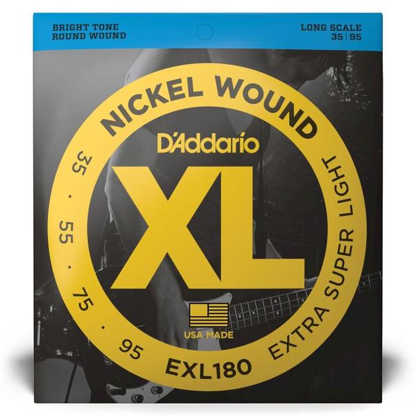 Imagem de Encordoamento Baixo 4C 35-95 D Addario XL Nickel EXL180 F035