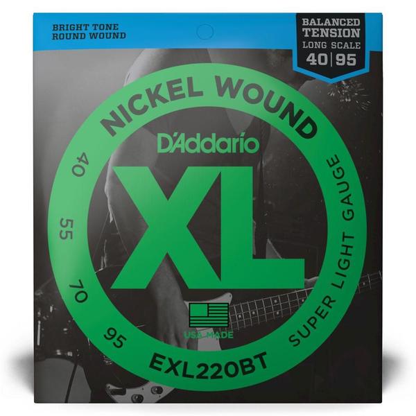 Imagem de Encordoamento Baixo 4C 40-95 D Addario XL Nickel EXL220BT F035