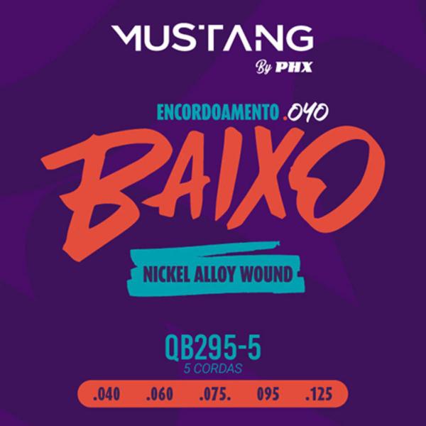 Encordoamento Baixo 5 Cordas .040 Niquel Mustang - PHX Imagem de Encordoamento Baixo 5 Cordas .040 Niquel Mustang
