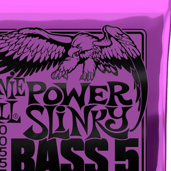 Imagem de Encordoamento Baixo 5c Power Slinky Niquel P02821 Ernie Ball