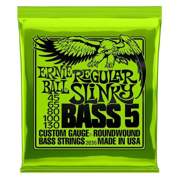 Imagem de Encordoamento baixo ernie ball 2836 5c string slinky