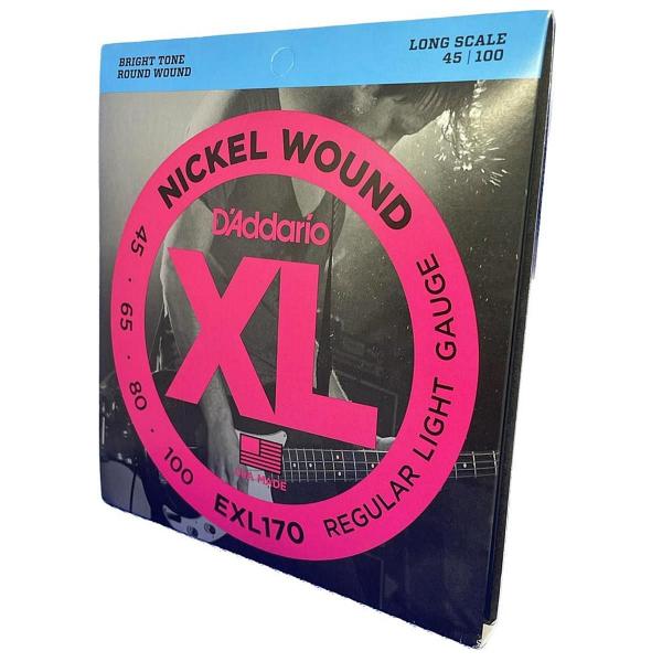 Imagem de Encordoamento Contrabaixo 4 Cordas D'Addario Exl170