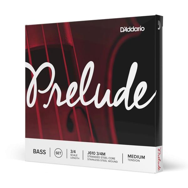 Imagem de Encordoamento Contrabaixo D Addario Prelude J610 3/4M