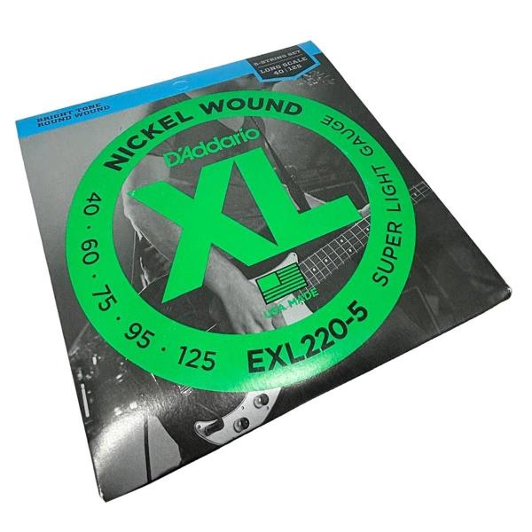 Imagem de Encordoamento D'Addario Baixo 5 Cordas 40-125 Exl220-5