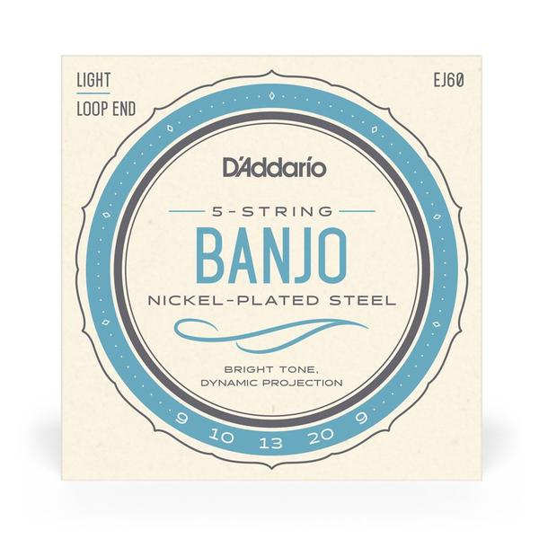 Imagem de Encordoamento  D'Addario EJ60 P/ Banjo 5 Cordas Nickel 0.009 - EC0143