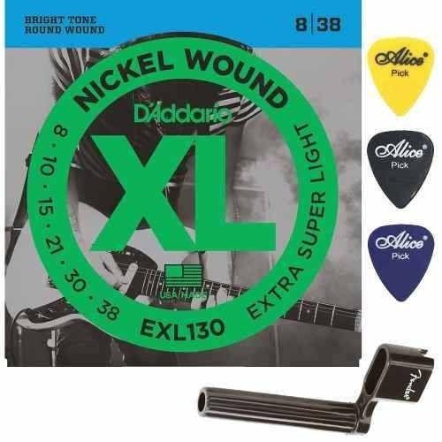 Imagem de Encordoamento D'addario Exl130 Para Guitarra + Acessórios