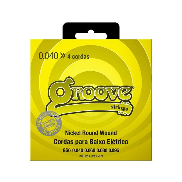 Imagem de Encordoamento de baixo groove gs6 4 cordas 040