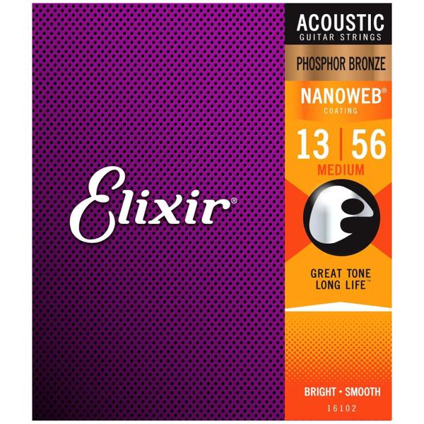 Imagem de Encordoamento Elixir violao aço 013 Nanoweb 16102 Bronze