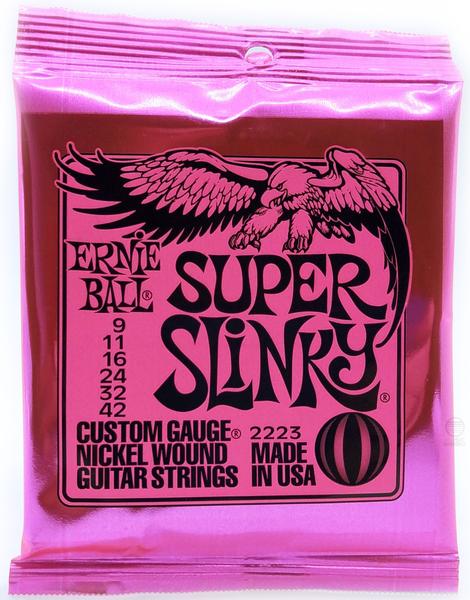 Imagem de Encordoamento Ernie Ball 09 042 guitarra P02223 Super Slink