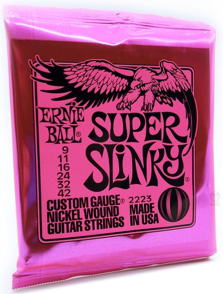 Imagem de Encordoamento Ernie Ball 09 042 guitarra P02223 Super Slink