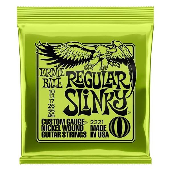 Imagem de Encordoamento ERNIE BALL para Guitarra 010-046 REGULAR SLINK em Níquel