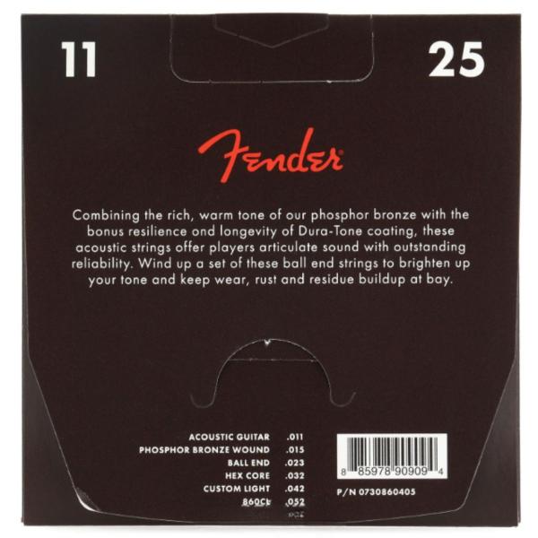 Imagem de Encordoamento Fender para Violão 011-052 Phosphor Bronze Wound