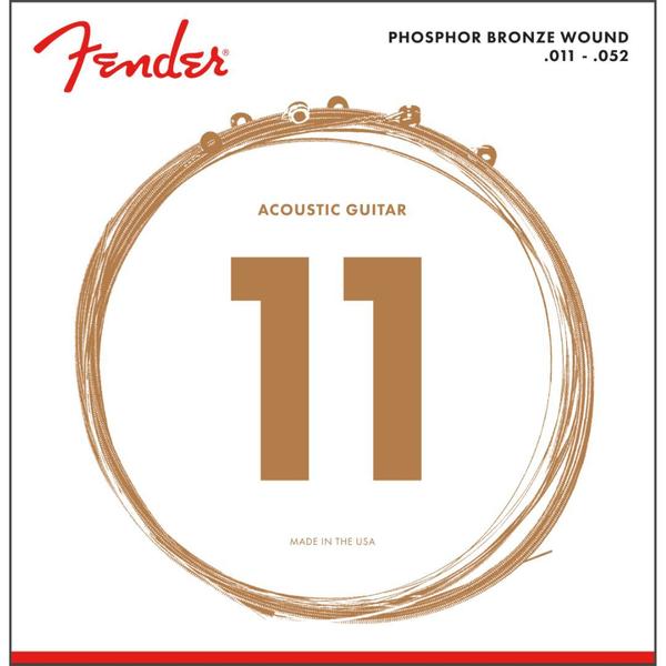 Imagem de Encordoamento Fender para violão 011 60CL Phosphor Bronze