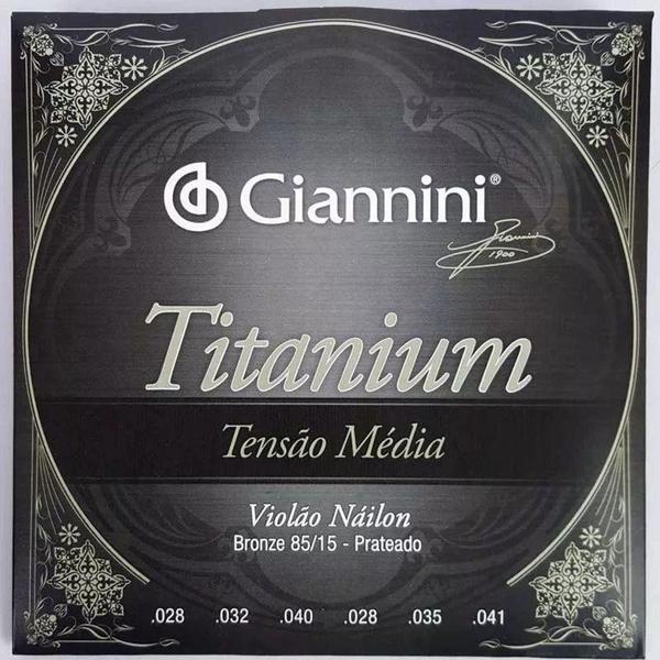 Imagem de Encordoamento Giannini Titanium para Violão Nylon GENWTM