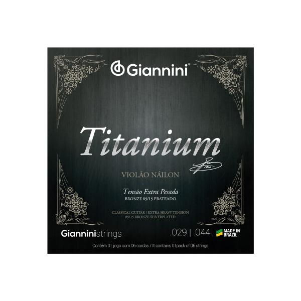 Imagem de Encordoamento Giannini Titanium Violão Nylon X Alta Genwxta