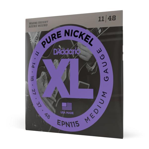 Imagem de Encordoamento Guitarra .011 D'Addario XL Pure Nickel EPN115