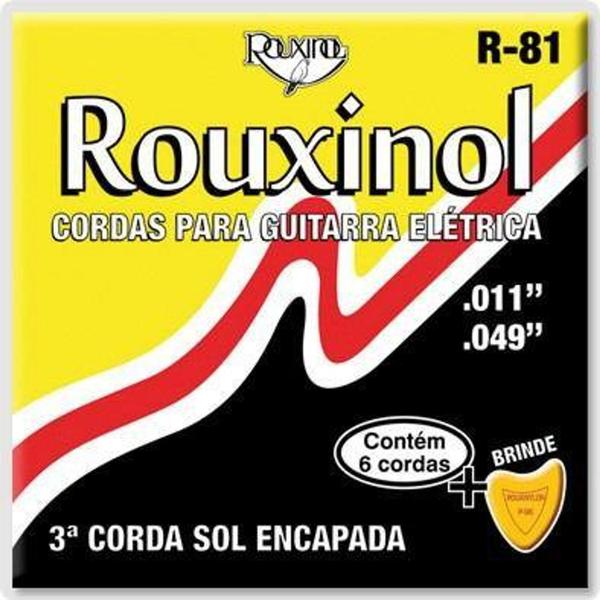 Imagem de Encordoamento Guitarra 011 Rouxinol R-81