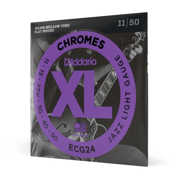 Imagem de Encordoamento Guitarra 11-50 D Addario XL Chromes ECG24 F035