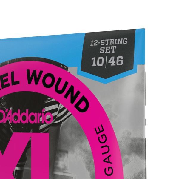 Imagem de Encordoamento Guitarra 12C 10-46 D Addario XL Nickel EXL150 F035