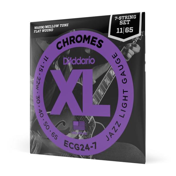 Imagem de Encordoamento Guitarra 7C .011 D'Addario XL Chromes ECG24-7