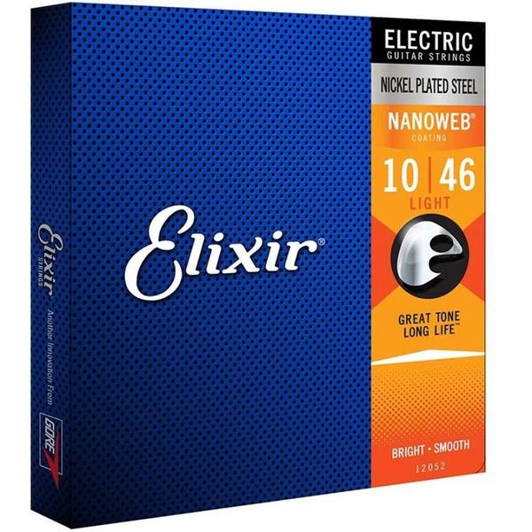 Imagem de Encordoamento Guitarra Elixir 010 Light Nanoweb 12052