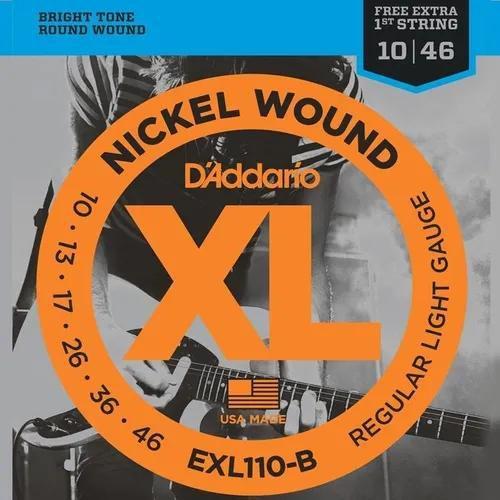 Encordoamento p/ Guitarra 010 / Daddario / EXL110-B Imagem de Encordoamento p/ Guitarra 010 / Daddario / EXL110-B