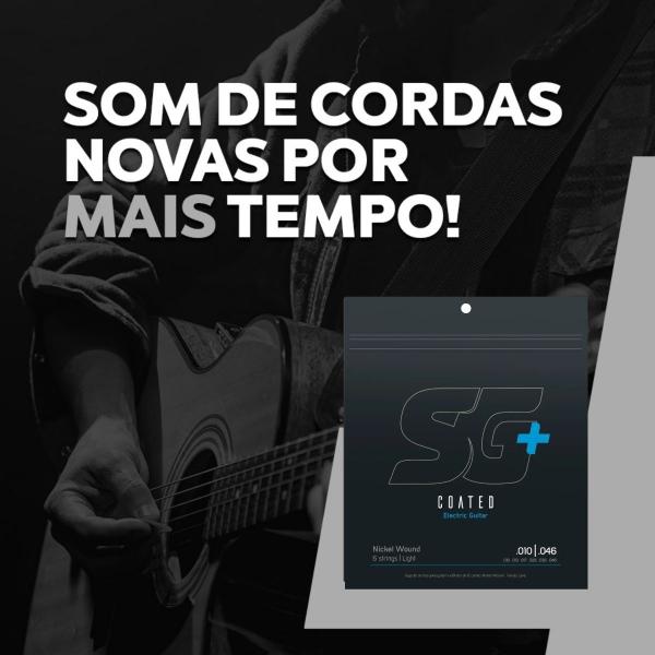 Imagem de Encordoamento P/guitarra 010 Sg+ Coated Revestido