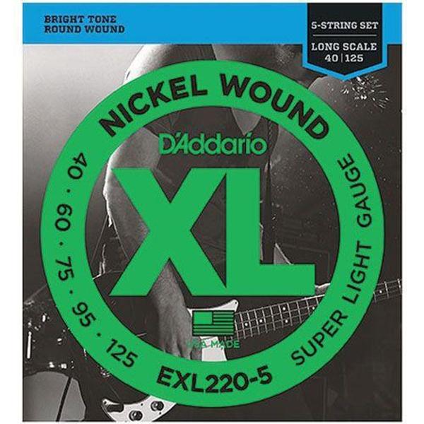 Imagem de Encordoamento Para Contrabaixo 5 Cordas Exl220-5 D Addario - D'addario