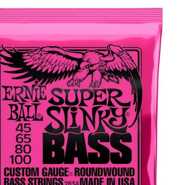 Imagem de Encordoamento para Contrabaixo Niquel .045 Super SLINKY Ernie BALL