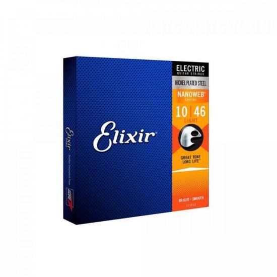 Imagem de Encordoamento para Guitarra .010 LIGHT Nanoweb Elixir