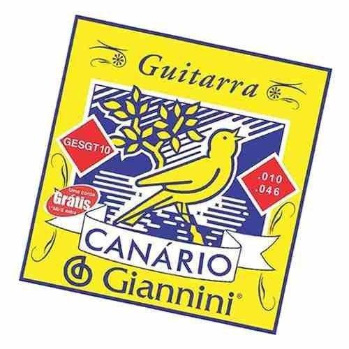 Imagem de Encordoamento Para Guitarra 010 Mi Extra Giannini Gesgt10