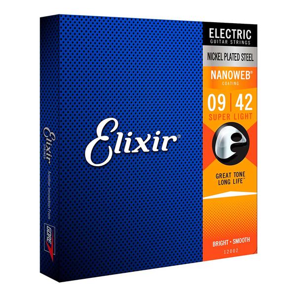 Imagem de Encordoamento para guitarra elixir 09 super light 2002 (3214)